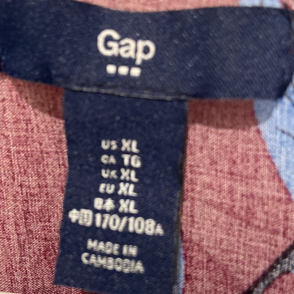 Gap Women’s Floral Long Sleeve Shirt Size XL - Picture 3 of 3